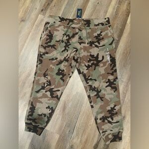New Polo Ralph Lauren Camo Joggers Sweatpants Women’s Sz 2XL